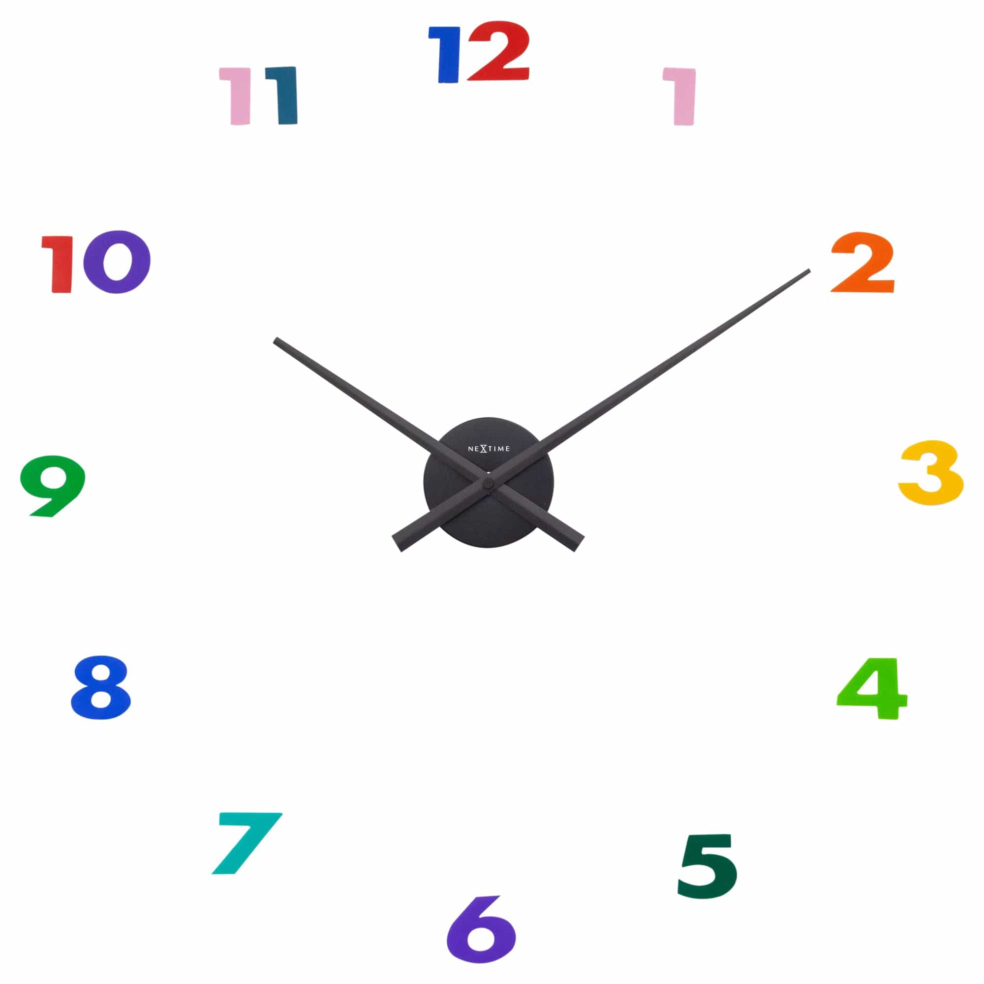 Wall clock - 48 x 3 cm - Aluminum - 'Small Hands' - Goat Corp