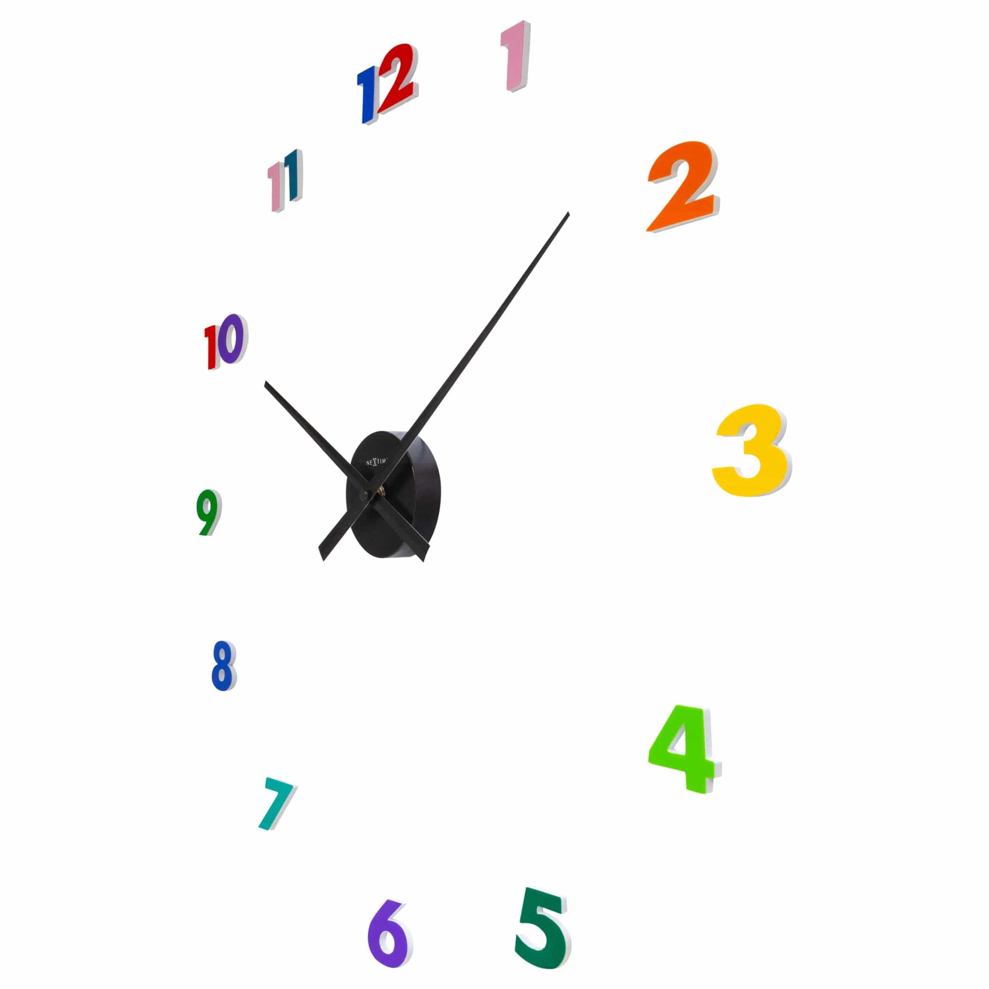 Wall clock - 48 x 3 cm - Aluminum - 'Small Hands' - Goat Corp