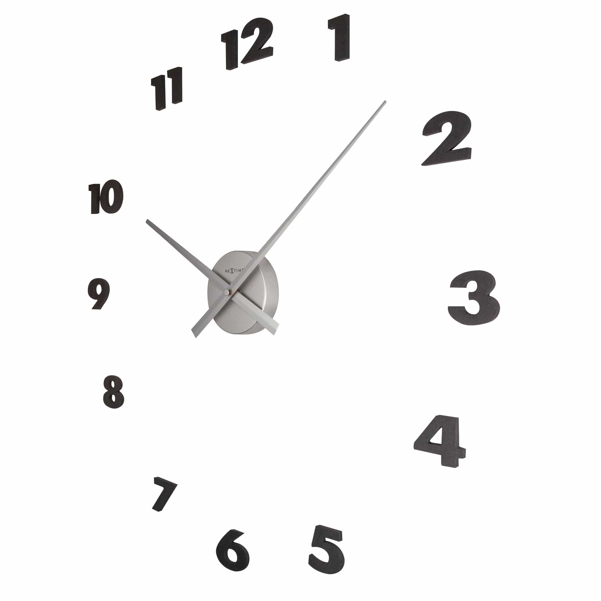 Wall clock - 48 x 3 cm - Aluminum - 'Small Hands' - Goat Corp