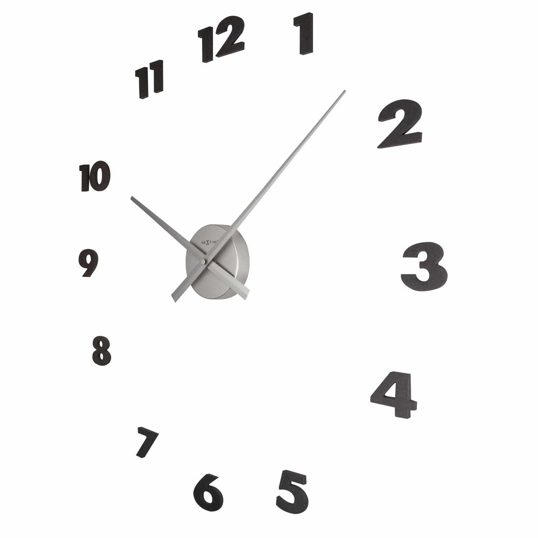 Wall clock - 48 x 3 cm - Aluminum - 'Small Hands' - Goat Corp