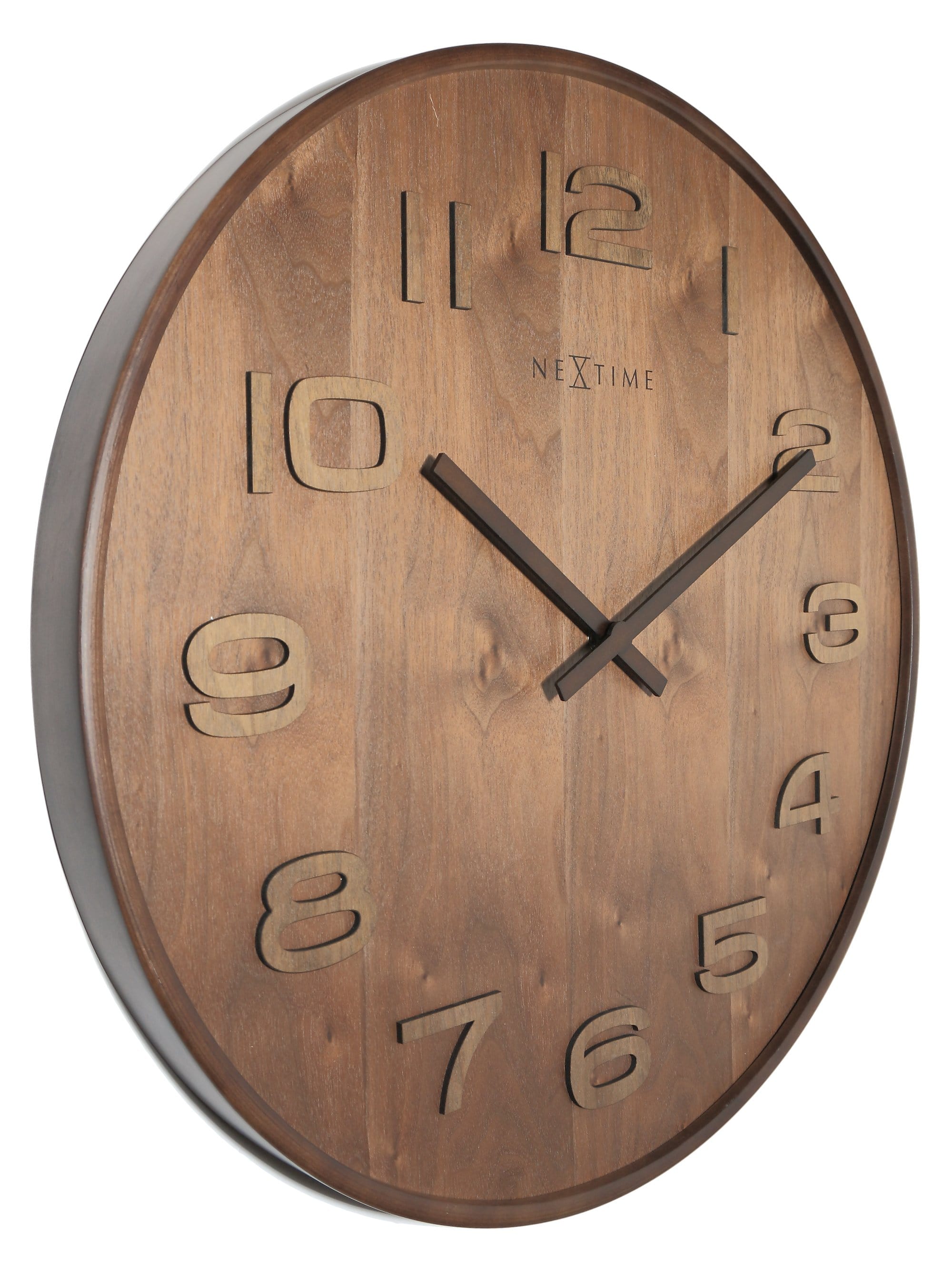 Wall clock -  35 cm - Wood -  'Wood Wood Medium' - Goat Corp