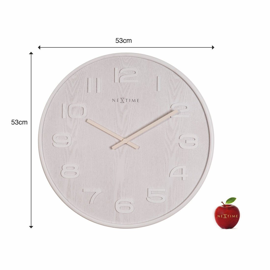 Wall clock -  35 cm - Wood - 'Wood Wood Medium' - Goat Corp