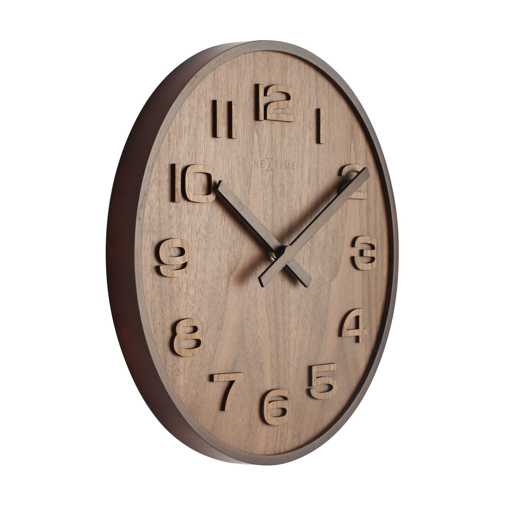 Wall clock -  35 cm - Wood -  'Wood Wood Medium' - Goat Corp