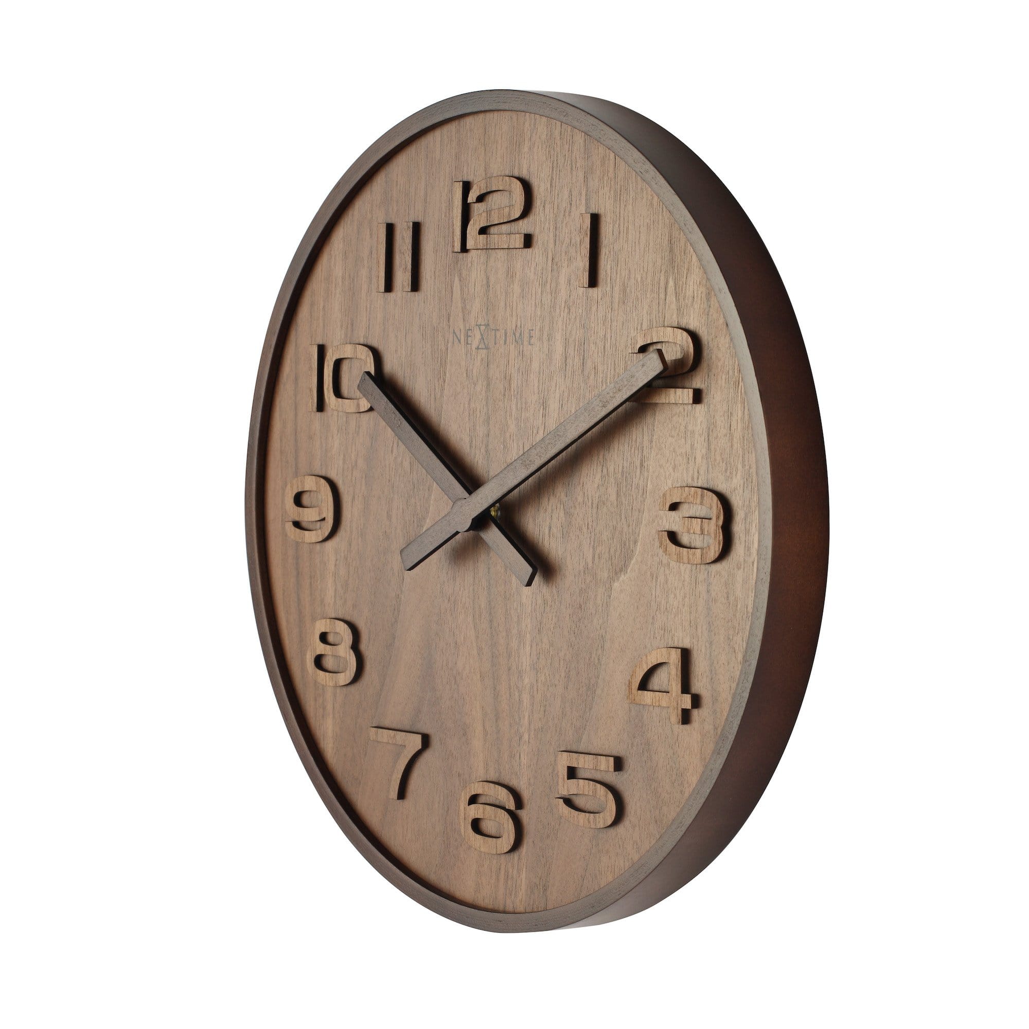 Wall clock -  35 cm - Wood -  'Wood Wood Medium' - Goat Corp