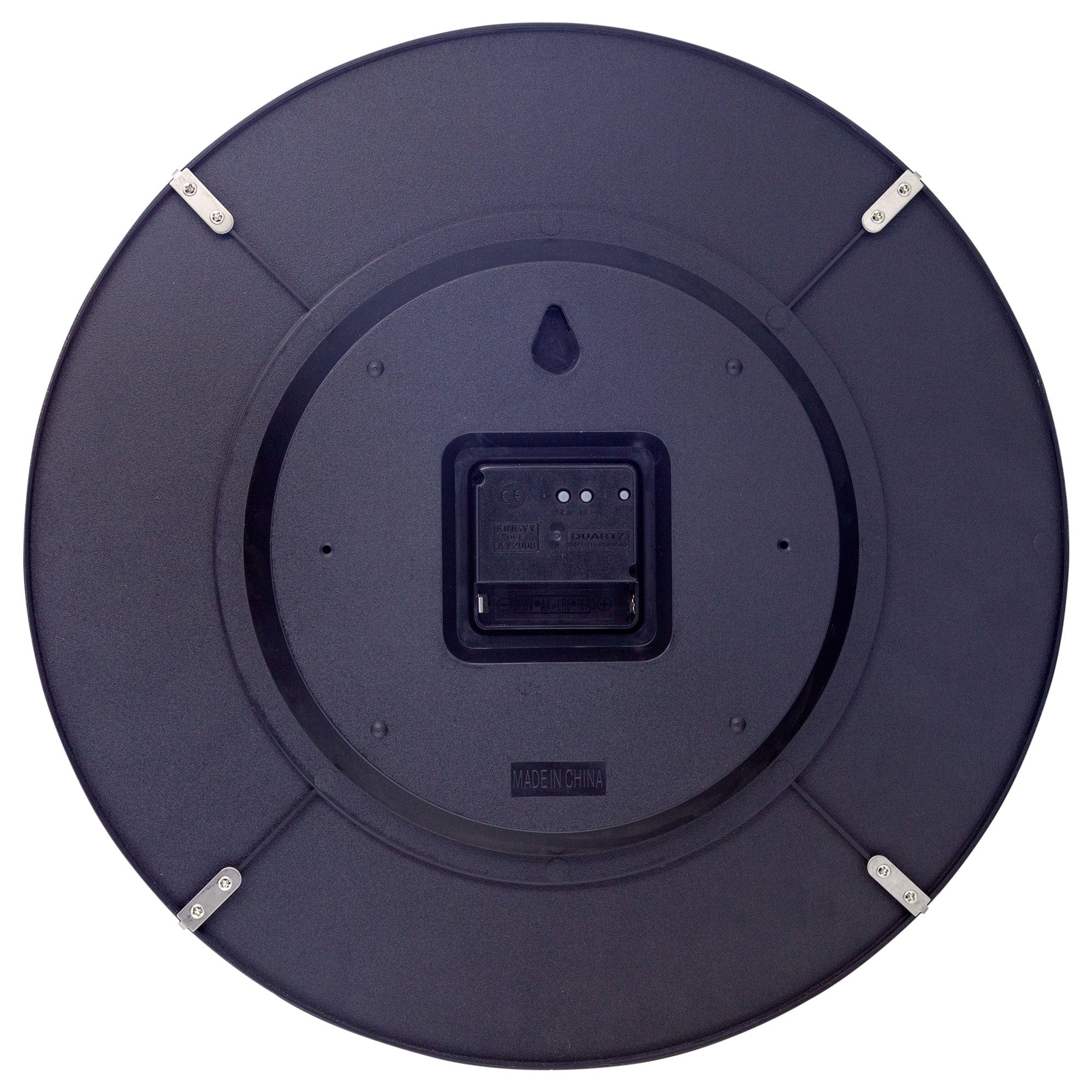 Wall clock 35cm-Radio Controlled (DCF)-Dome Glass- "Atomic" - Goat Corp