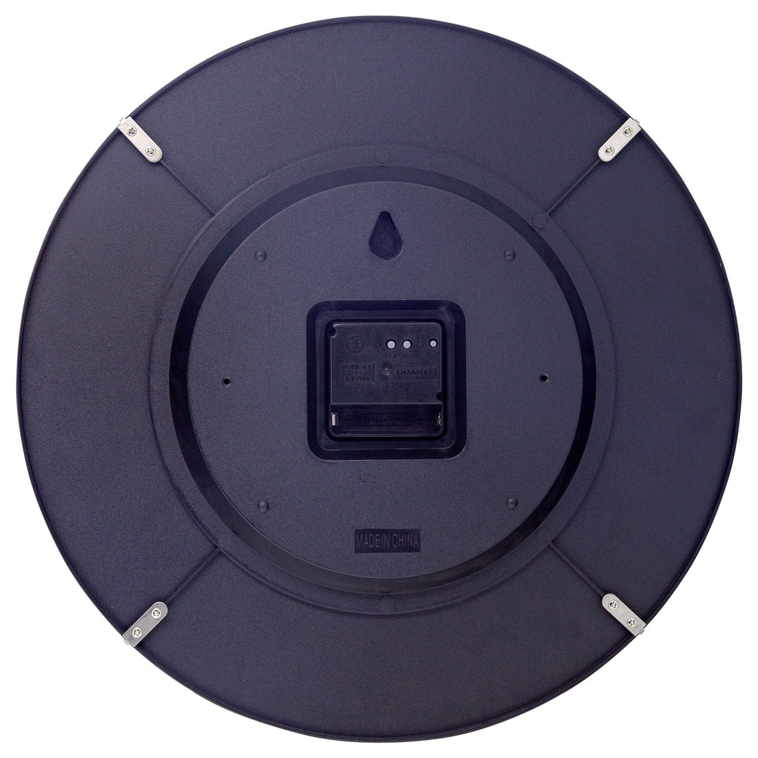 Wall clock 35cm-Radio Controlled (DCF)-Dome Glass- "Atomic" - Goat Corp