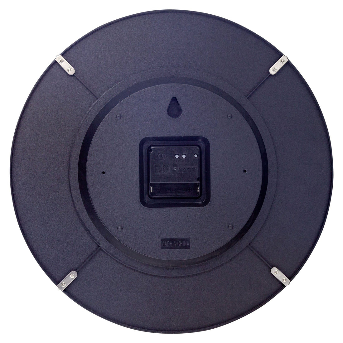 Wall clock 35cm-Radio Controlled (DCF)-Dome Glass- "Atomic" - Goat Corp
