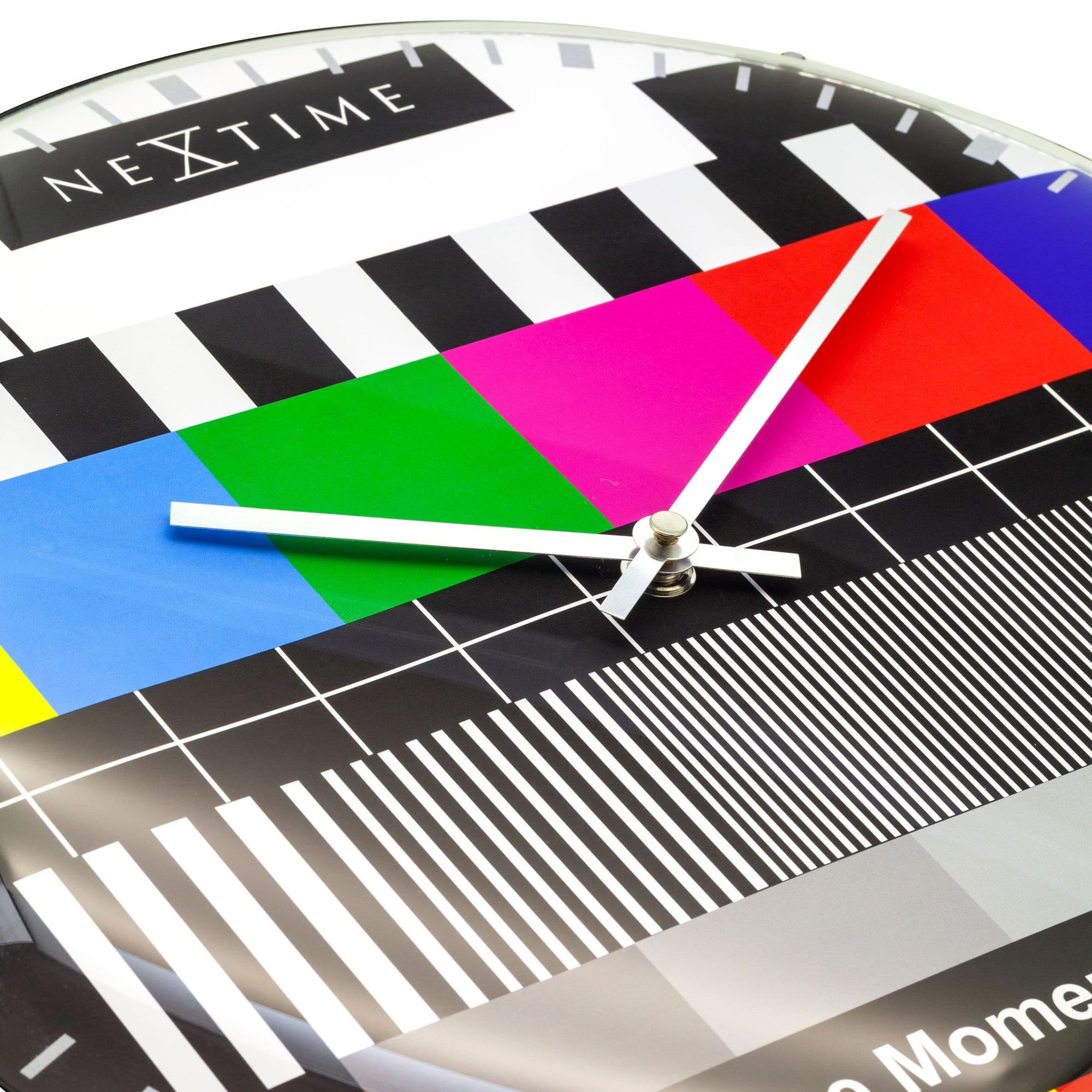 Wall clock -  35 cm  - Dome Glass -  'Testpage Dome' - Goat Corp