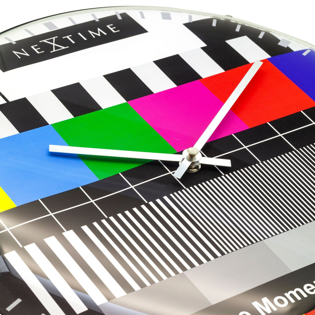 Wall clock -  35 cm  - Dome Glass -  'Testpage Dome' - Goat Corp