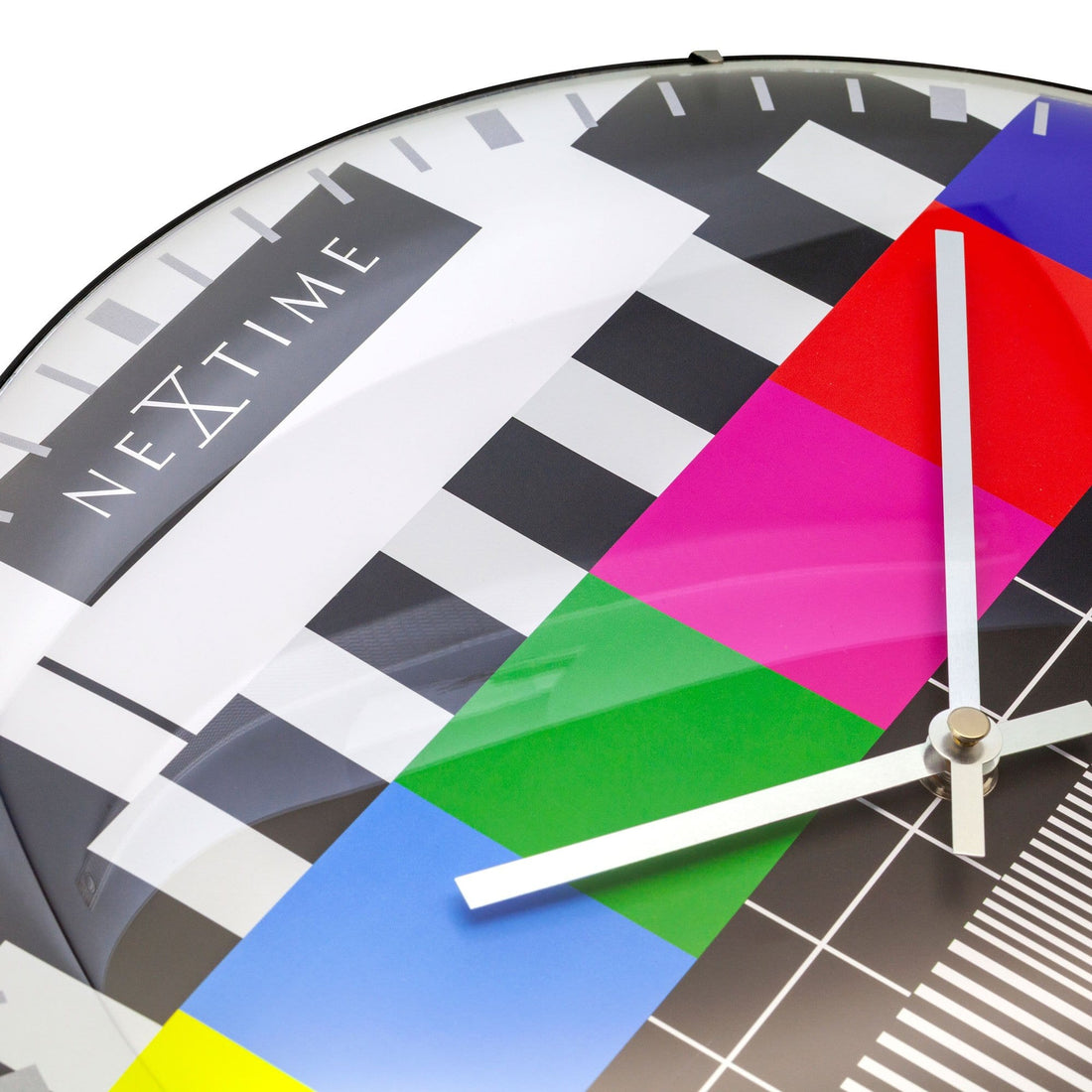 Wall clock -  35 cm  - Dome Glass -  'Testpage Dome' - Goat Corp