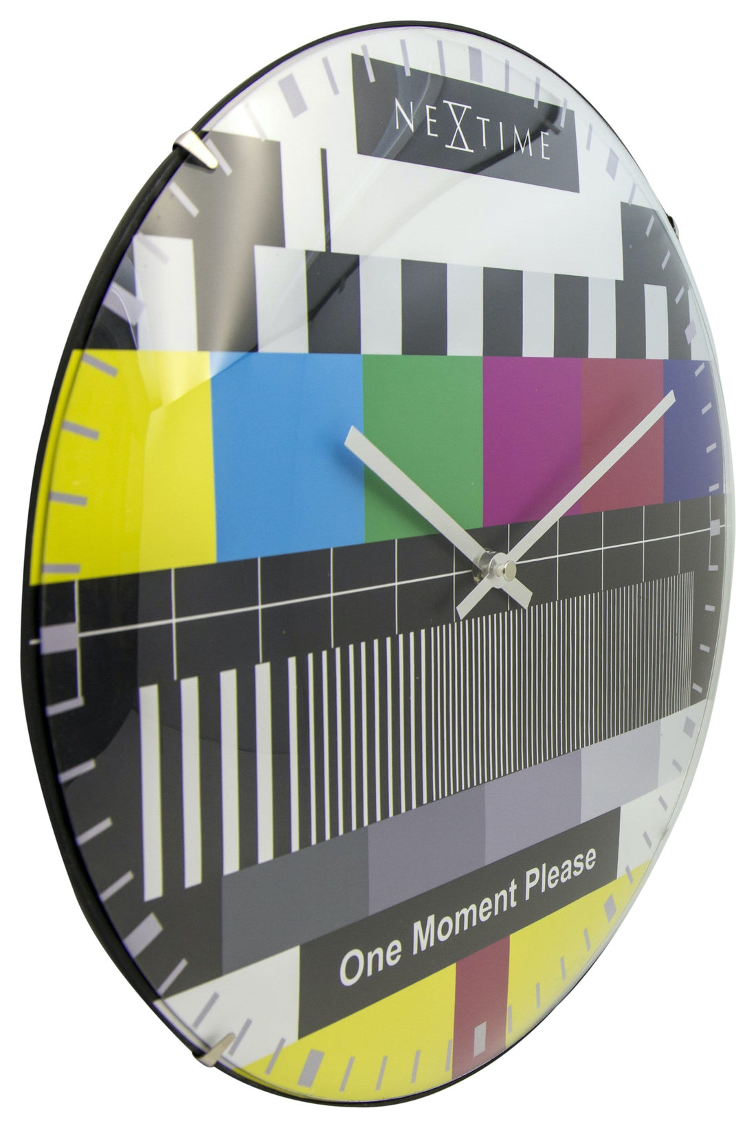 Wall clock -  35 cm  - Dome Glass -  'Testpage Dome' - Goat Corp