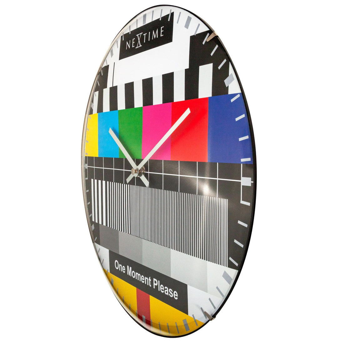 Wall clock -  35 cm  - Dome Glass -  'Testpage Dome' - Goat Corp