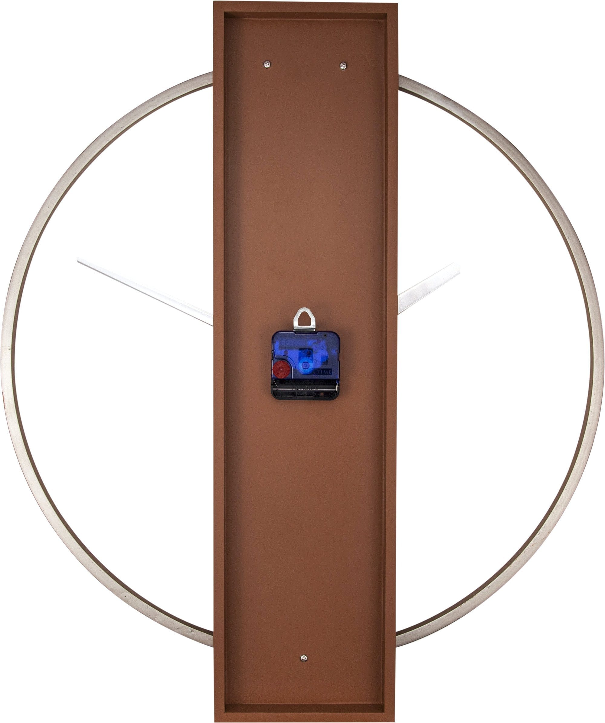 Wall clock - 50.8 x 58.2 x4.3 cm - Wood/Steel - Goat Corp