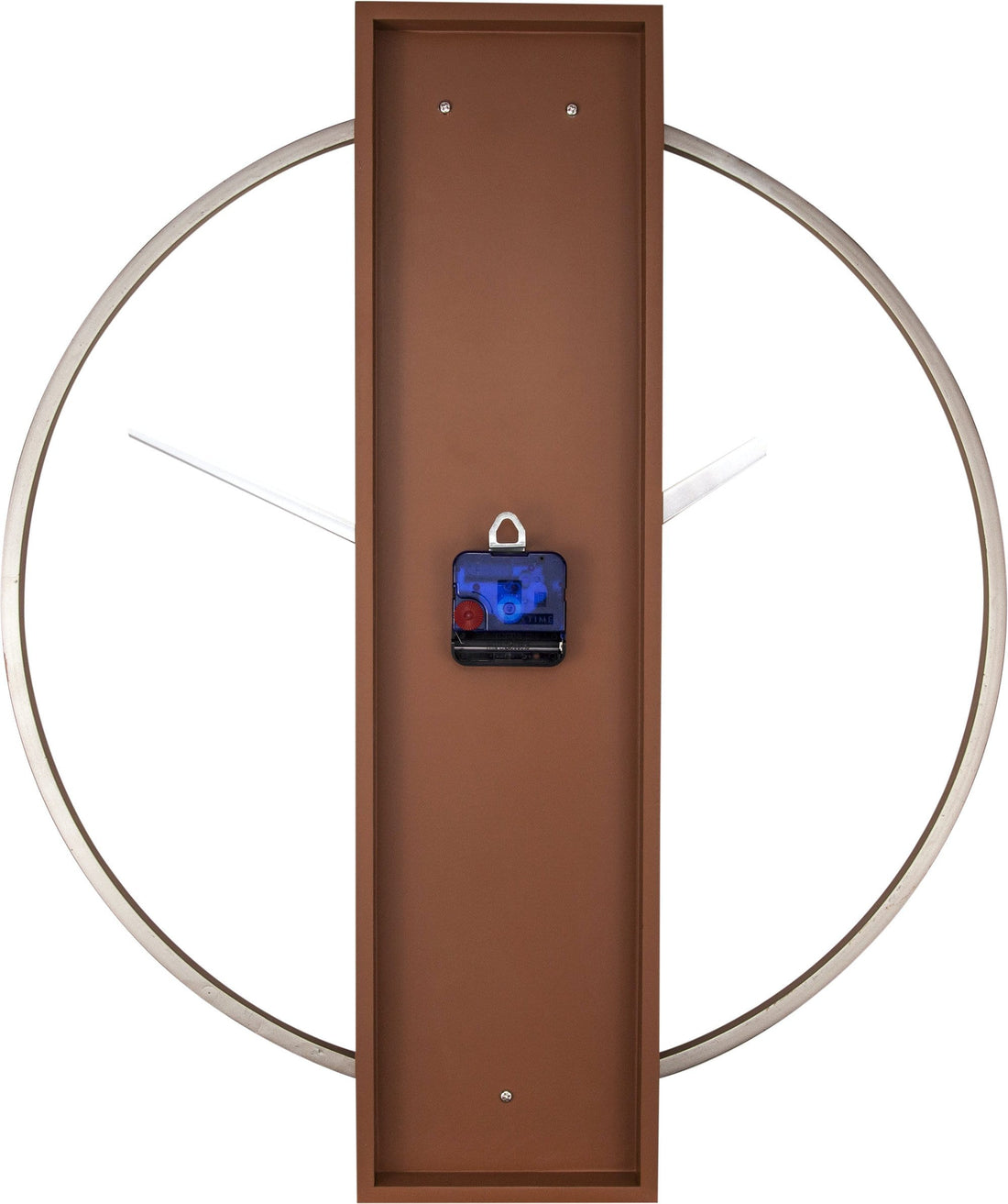 Wall clock - 50.8 x 58.2 x4.3 cm - Wood/Steel - Goat Corp