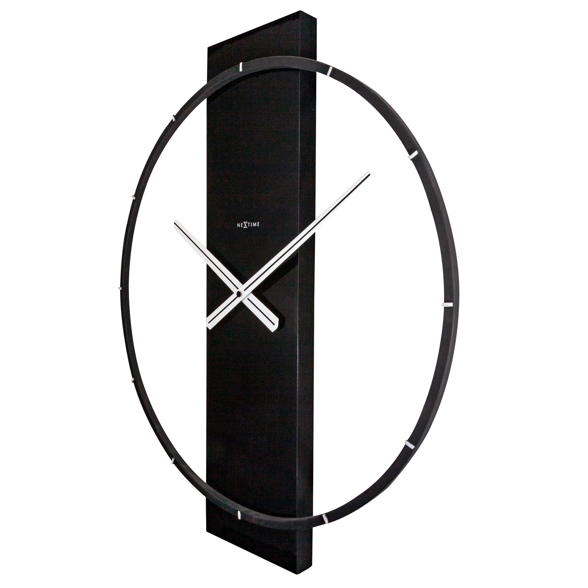 Wall clock - 50.8 x 58.2 x 4.3 cm - Wood/Steel - Goat Corp