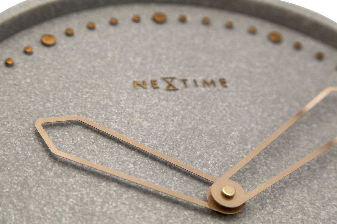 Wall clock -  35 cm - Polyresin - 'Cross' - Goat Corp