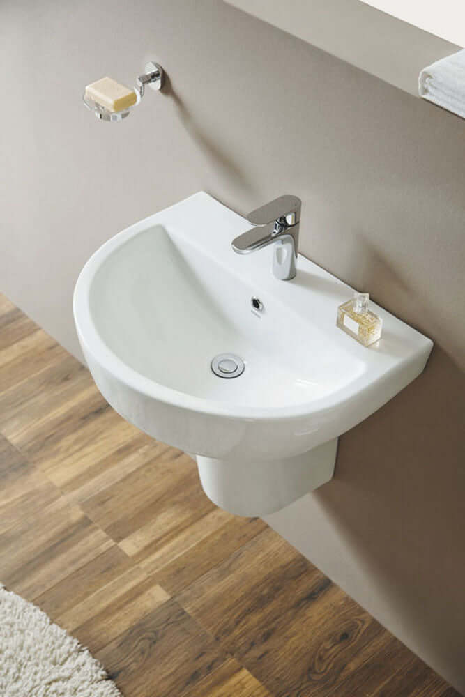 Witte opvouwbare wastafel, Wiesbaden