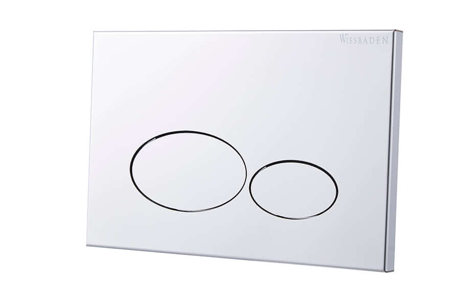 X32 Drukplaat voor inbouwreservoir Chroom, Wiesbaden