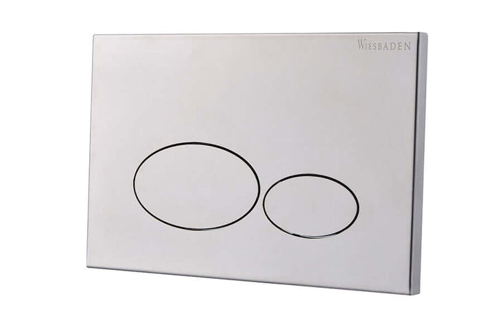 X32 Metal drukplaat voor inbouwreservoir RVS geborsteld