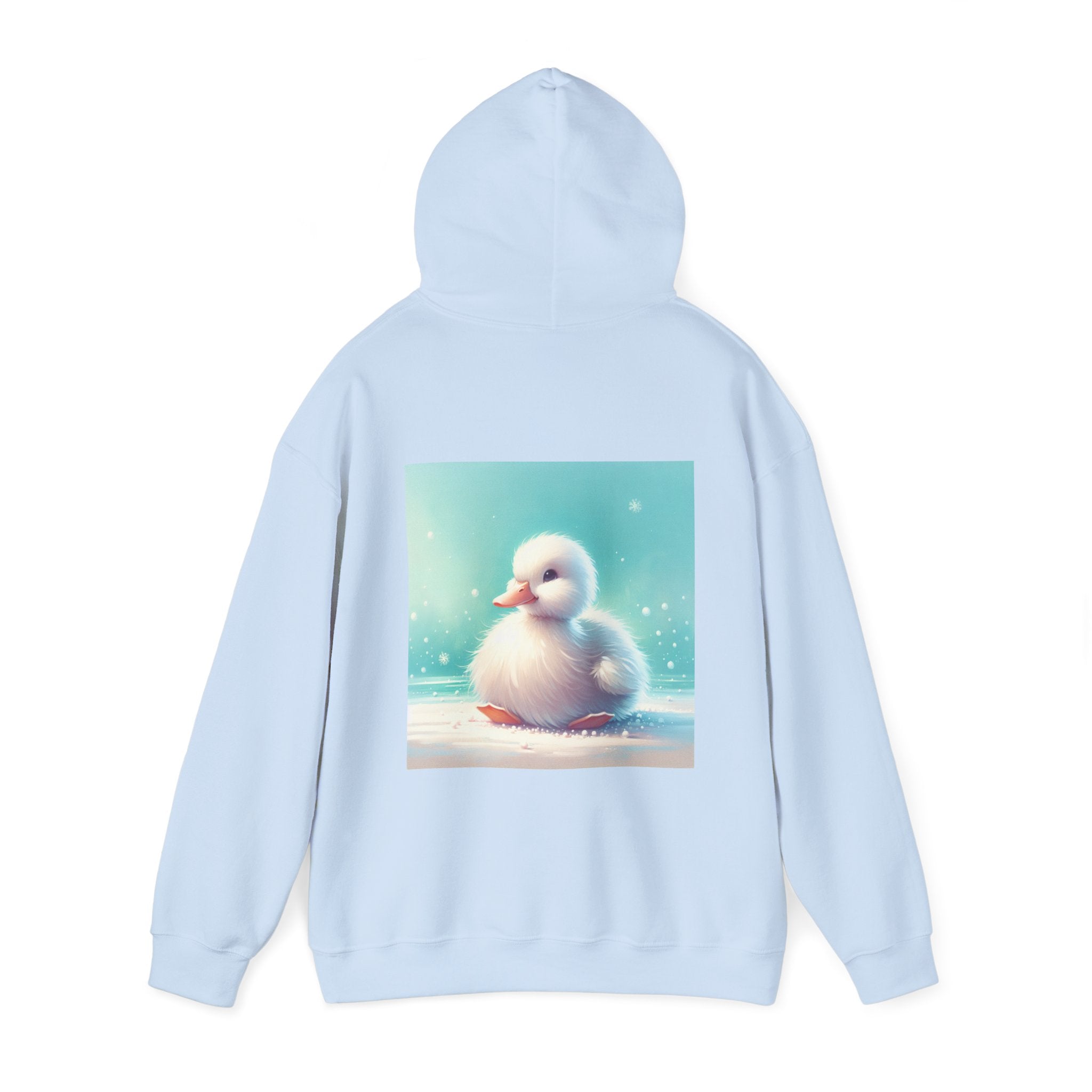 Cute Duckling Unisex Hooded Sweatshirt, Cozy Hoodie, Animal Lover Gift, Spring Fashion, Cute Sweatshirt, Comfortable Layering - Goat Corp