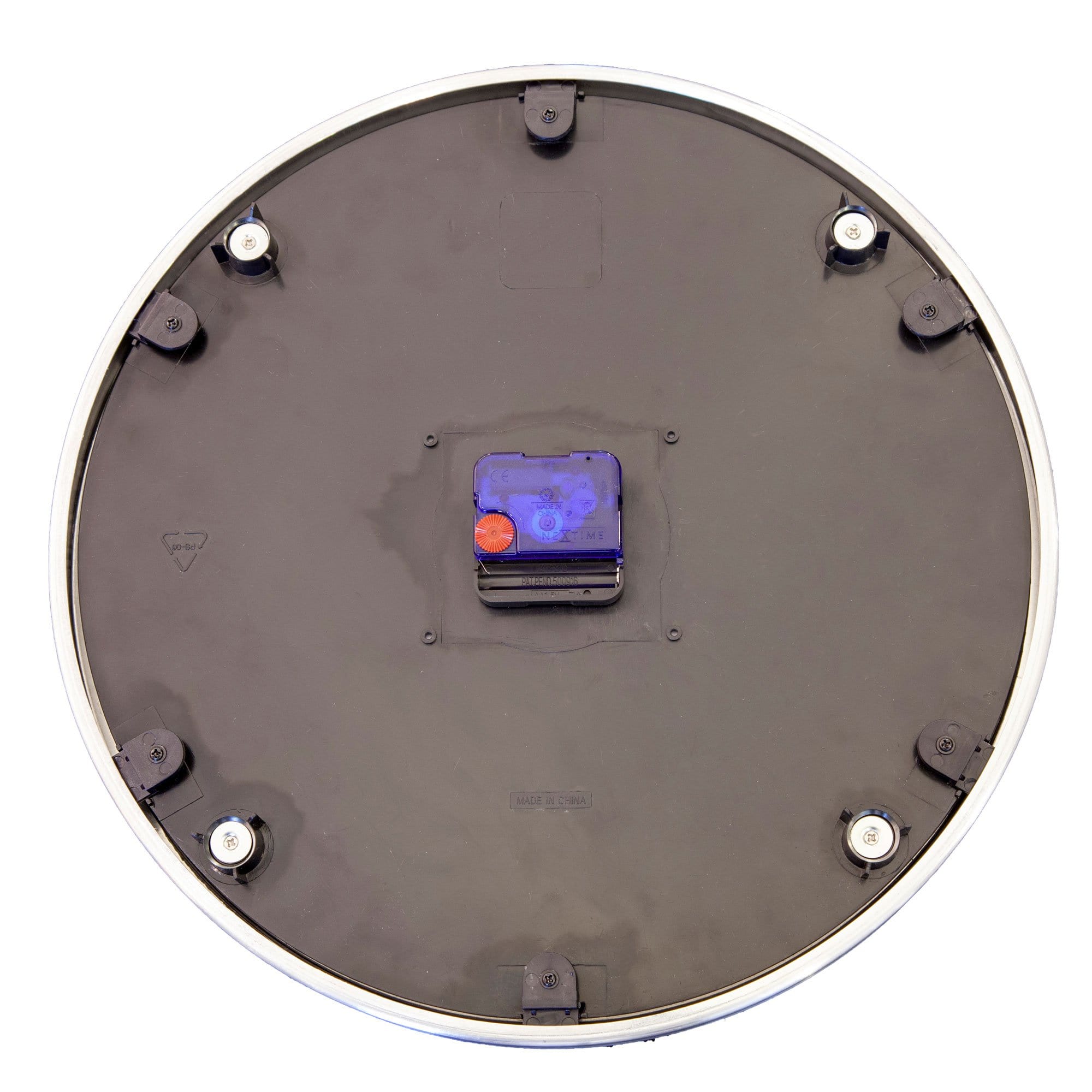 Wall clock -  36 cm - Aluminum/Glass - 'Station Double' - Goat Corp