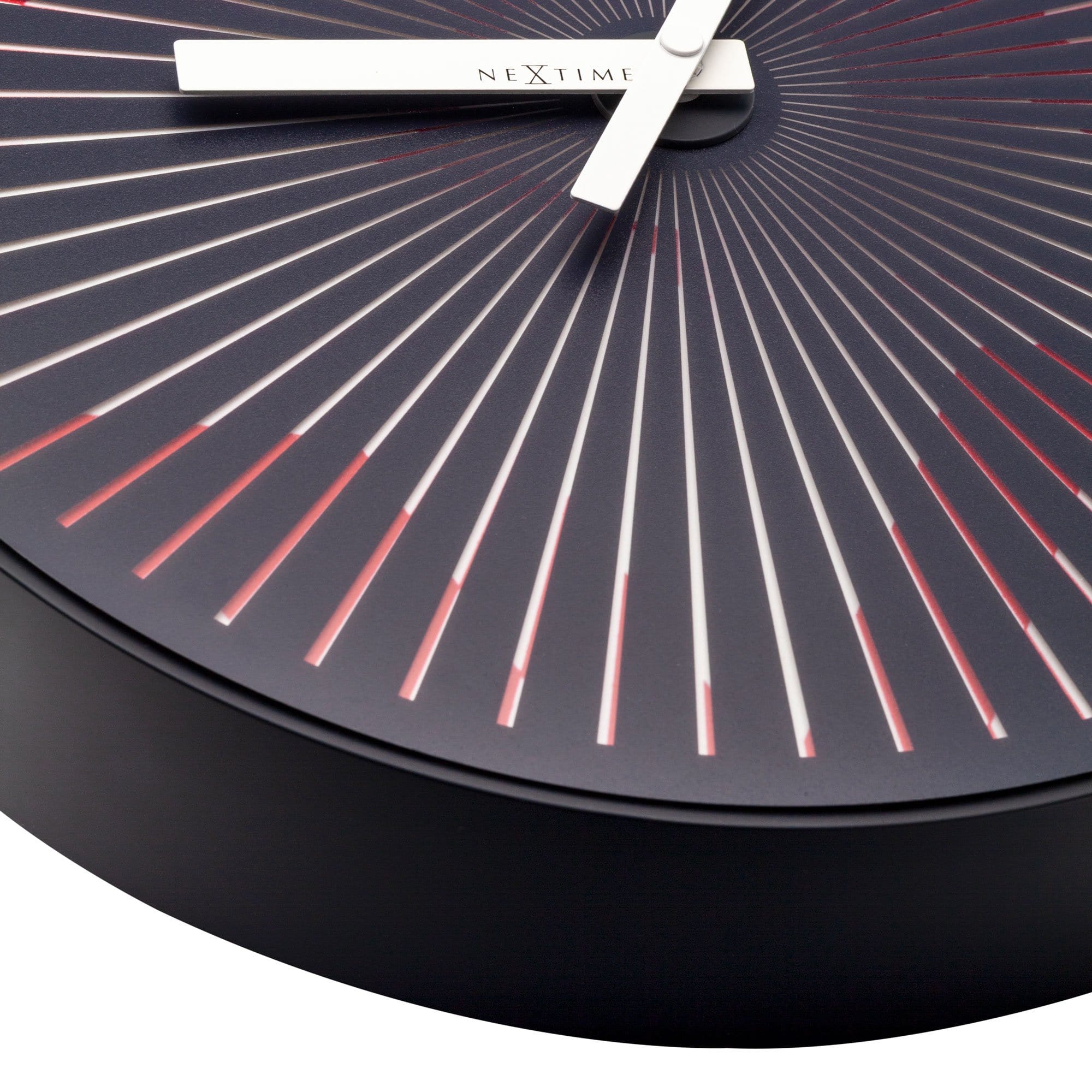 Wall clock-  30 cm - Plastic - Motion clock-  'Motion Star - Red' - Goat Corp