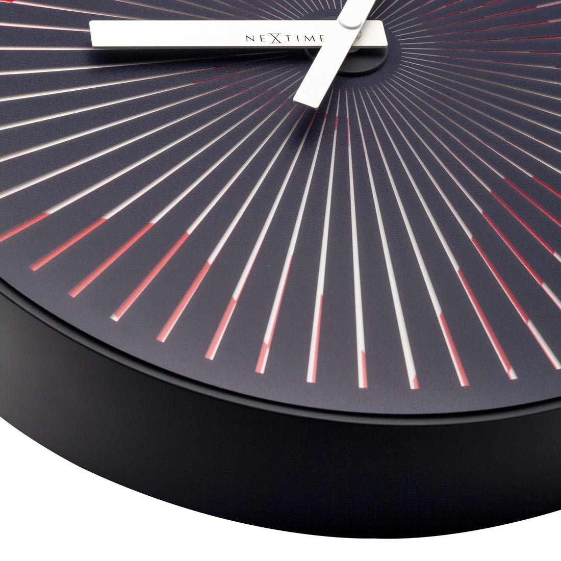 Wall clock-  30 cm - Plastic - Motion clock-  'Motion Star - Red' - Goat Corp