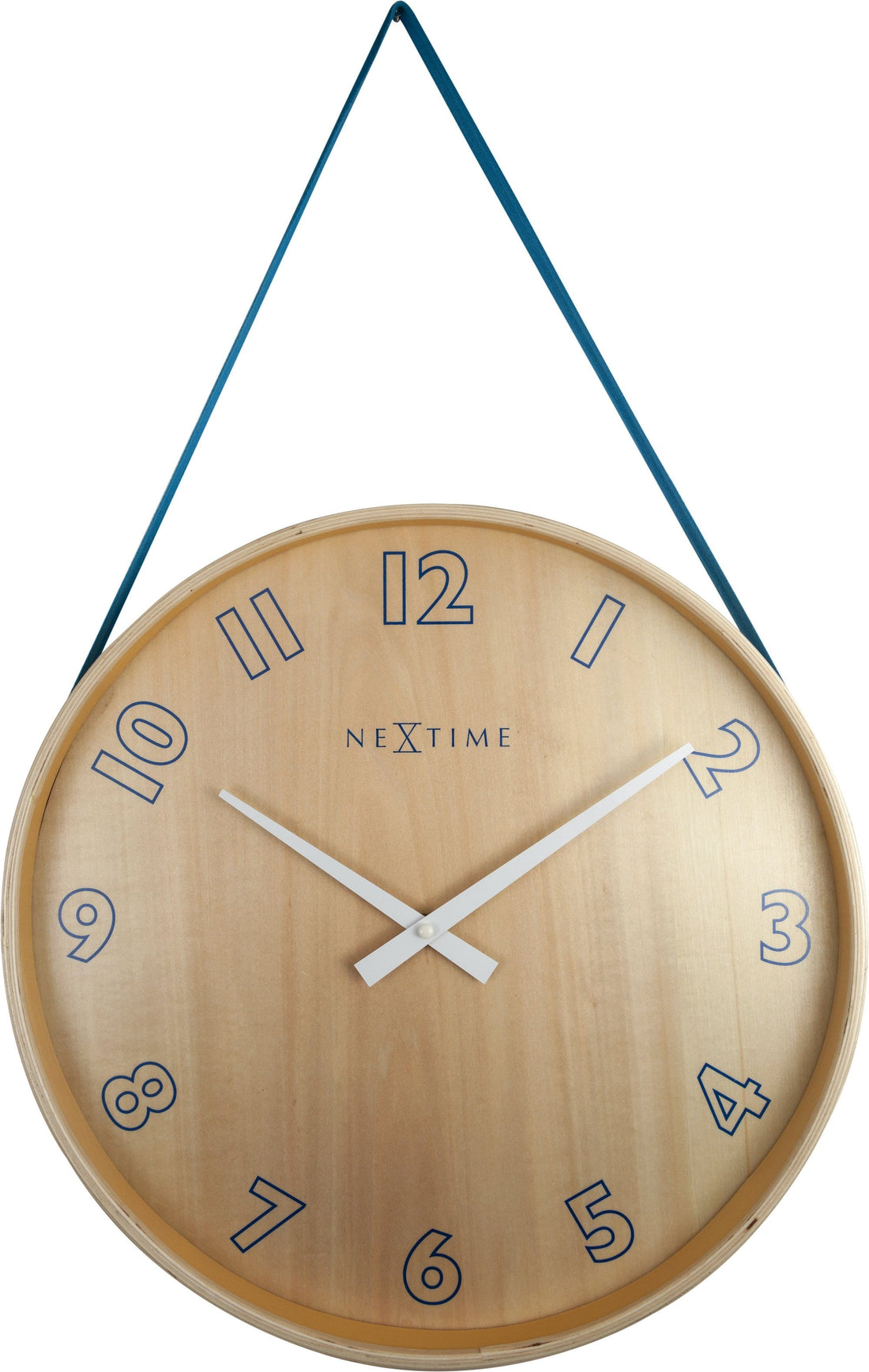 Wall clock-  40 cm - Wood/Fabric -  'Loop Big' - Goat Corp