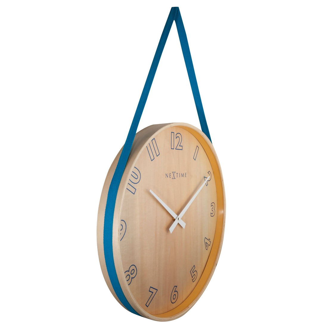 Wall clock-  40 cm - Wood/Fabric -  'Loop Big' - Goat Corp