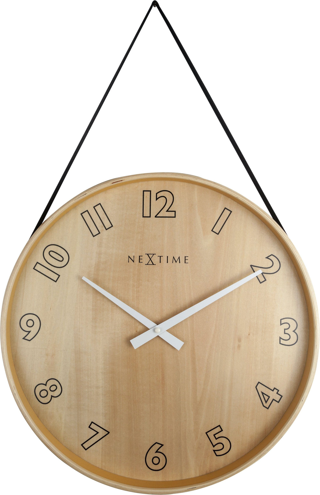 Wall clock-  40 cm - Wood/Fabric -  'Loop Big' - Goat Corp