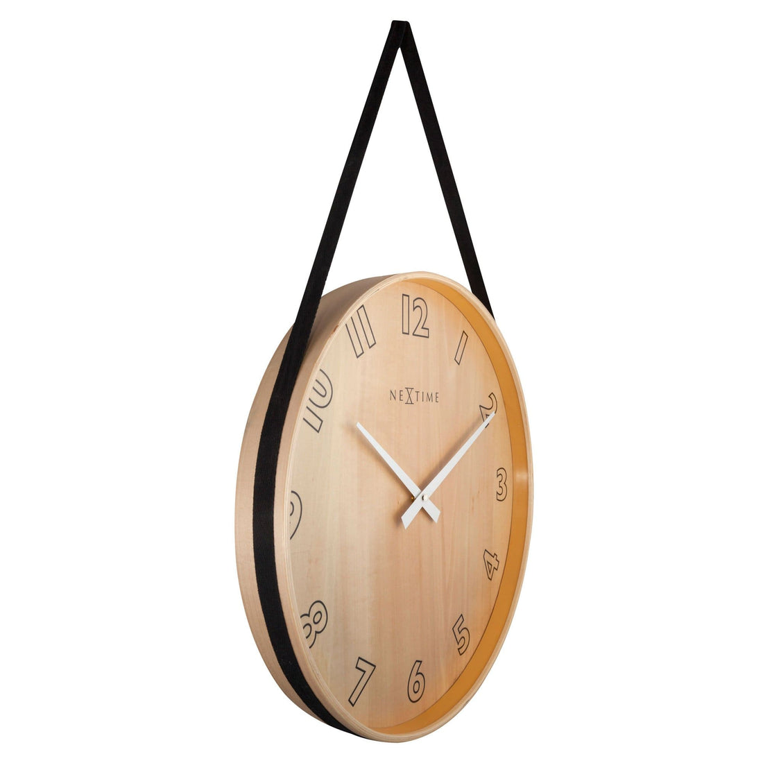 Wall clock-  40 cm - Wood/Fabric -  'Loop Big' - Goat Corp