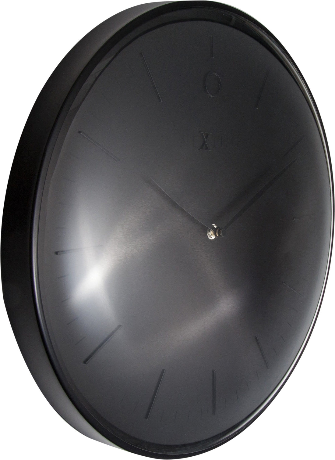 Wall clock-  40 cm - Metal - Dome shaped glass- 'Glamour' - Goat Corp