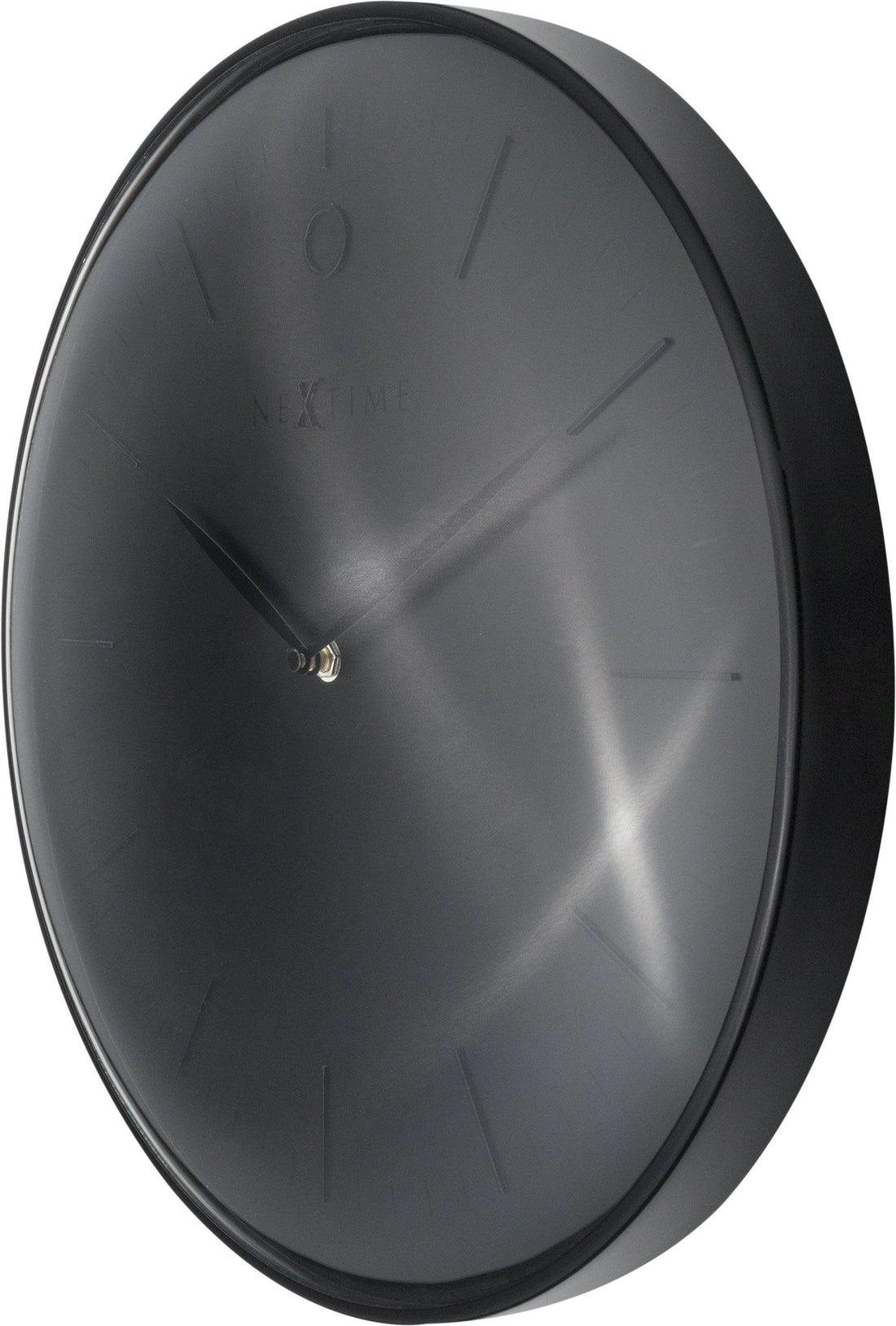 Wall clock-  40 cm - Metal - Dome shaped glass- 'Glamour' - Goat Corp