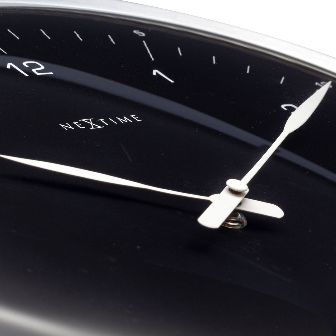 Wall clock-  33 cm - Metal - Dome Shaped Glass-  '60 Minutes' - Goat Corp