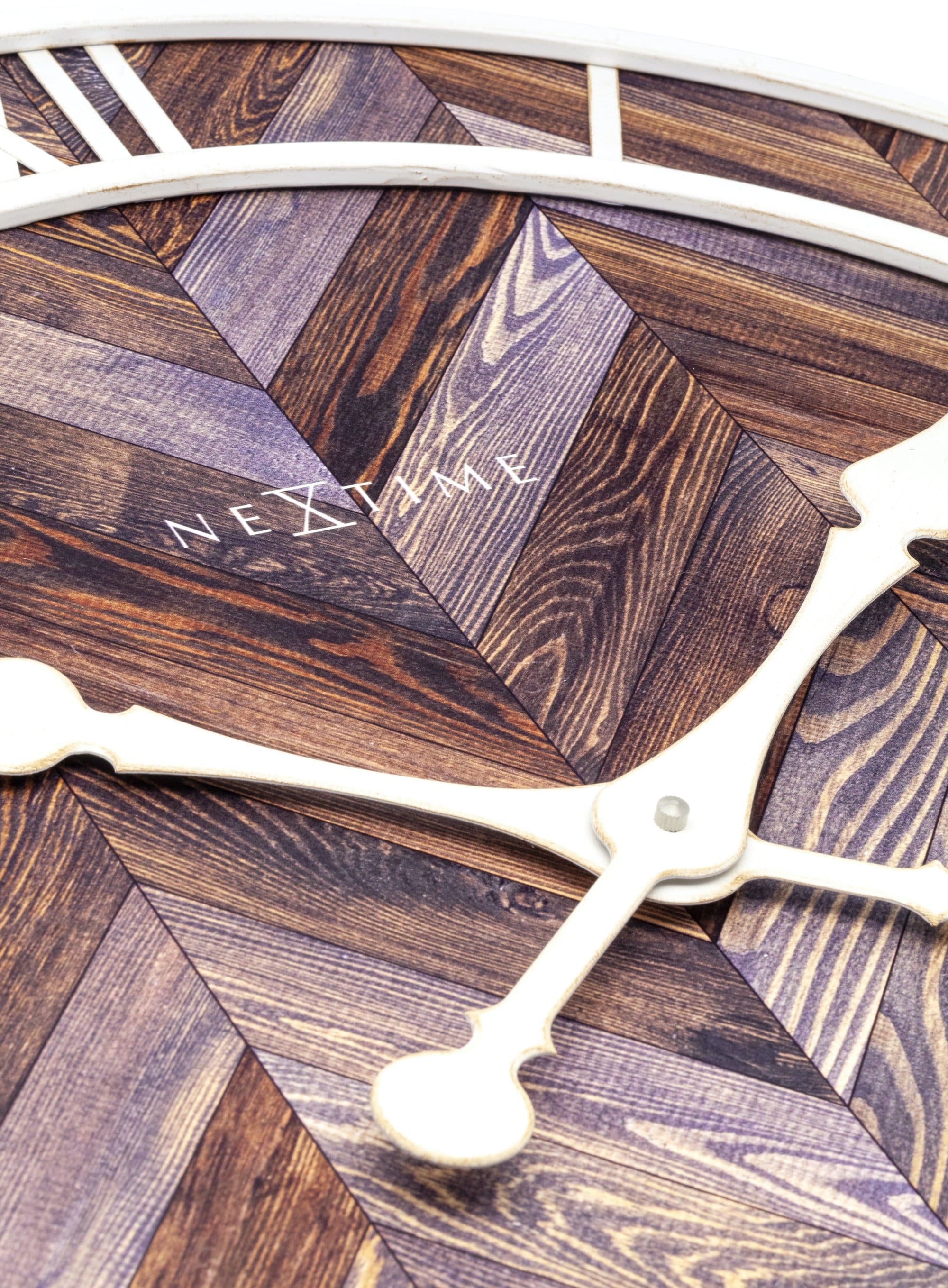 Wall clock -  58 cm - Wood/Metal - 'Roman Vintage' - Goat Corp