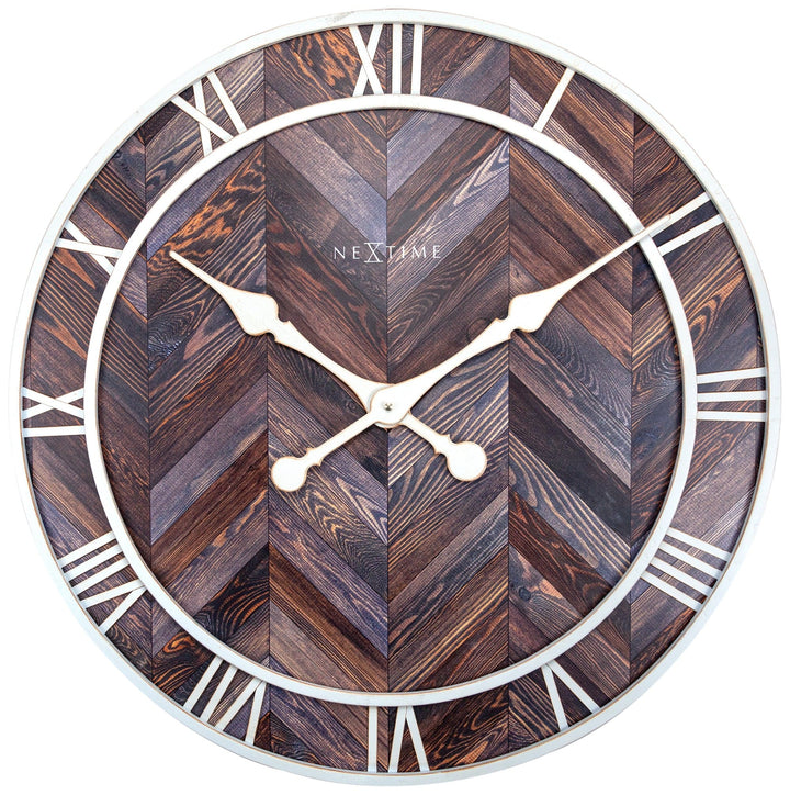 Wall clock -  58 cm - Wood/Metal - 'Roman Vintage' - Goat Corp