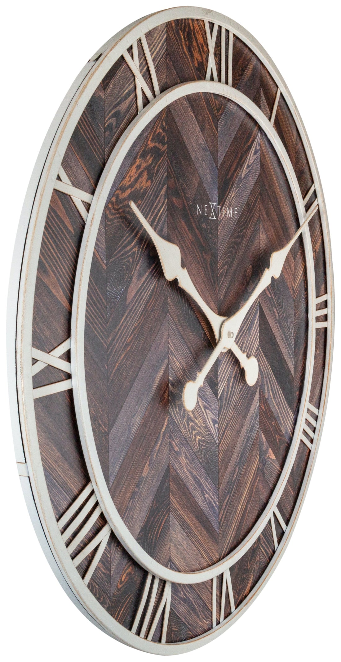 Wall clock -  58 cm - Wood/Metal - 'Roman Vintage' - Goat Corp