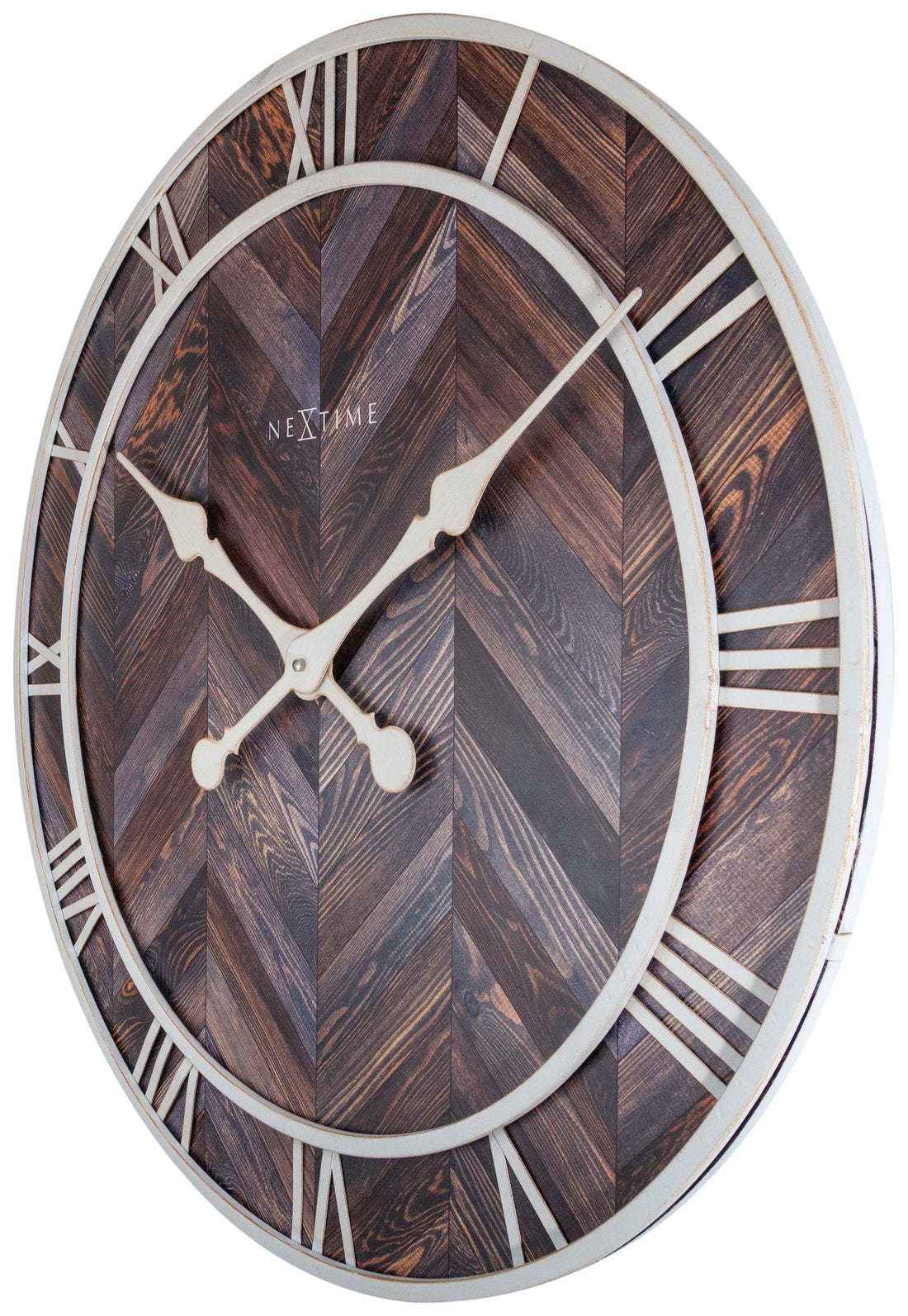 Wall clock -  58 cm - Wood/Metal - 'Roman Vintage' - Goat Corp