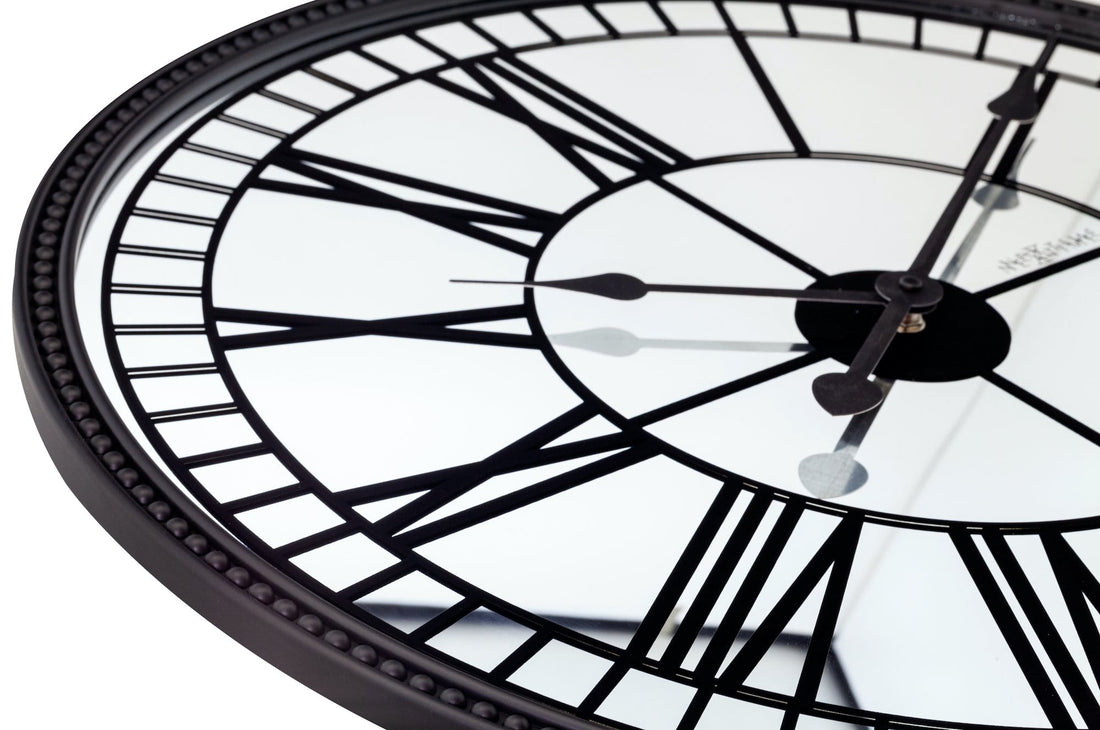 Wall clock -  56 cm - Mirror - 'Cleopatra mirror' - Goat Corp