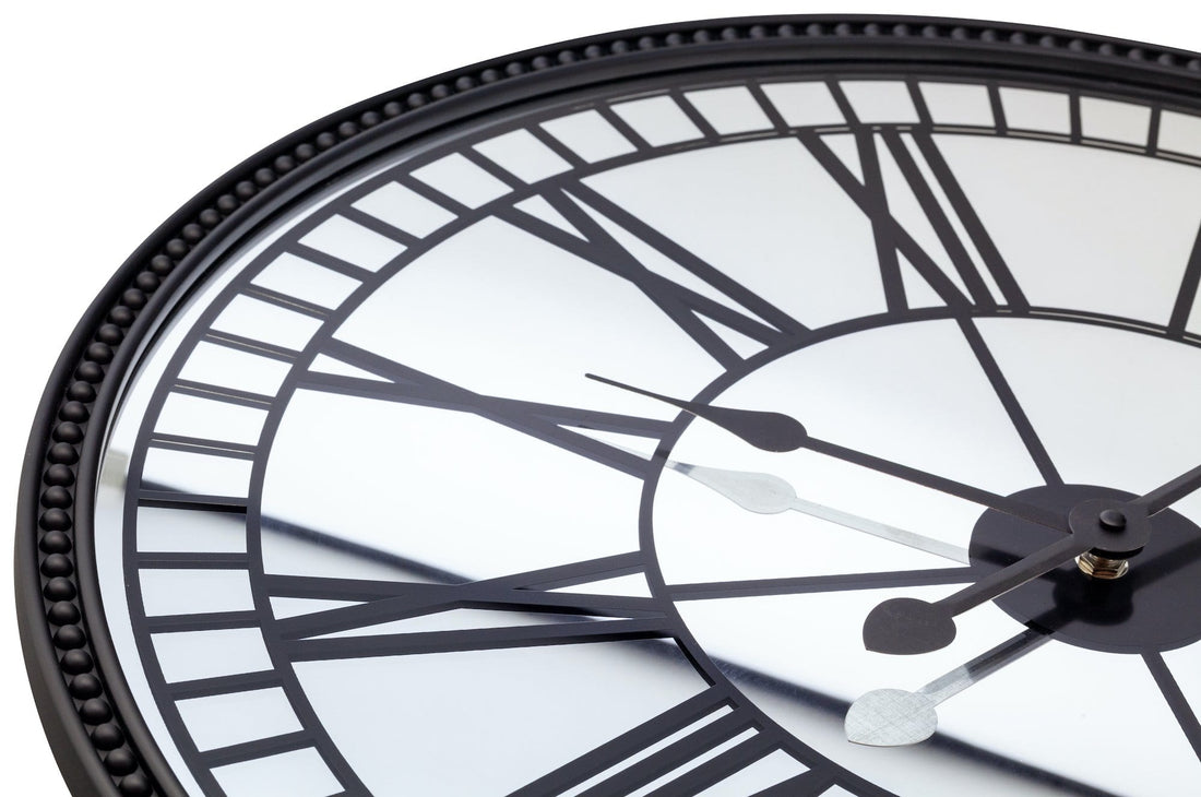 Wall clock -  56 cm - Mirror - 'Cleopatra mirror' - Goat Corp