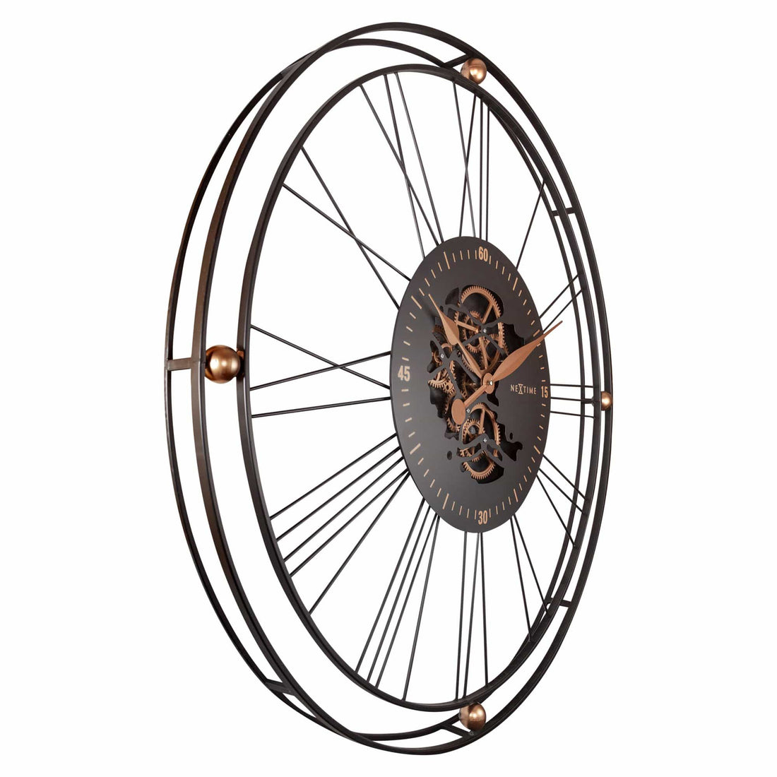 Roman Gear Clock XXL - 90.5cm -  Metal - Roman Gear Clock - Goat Corp