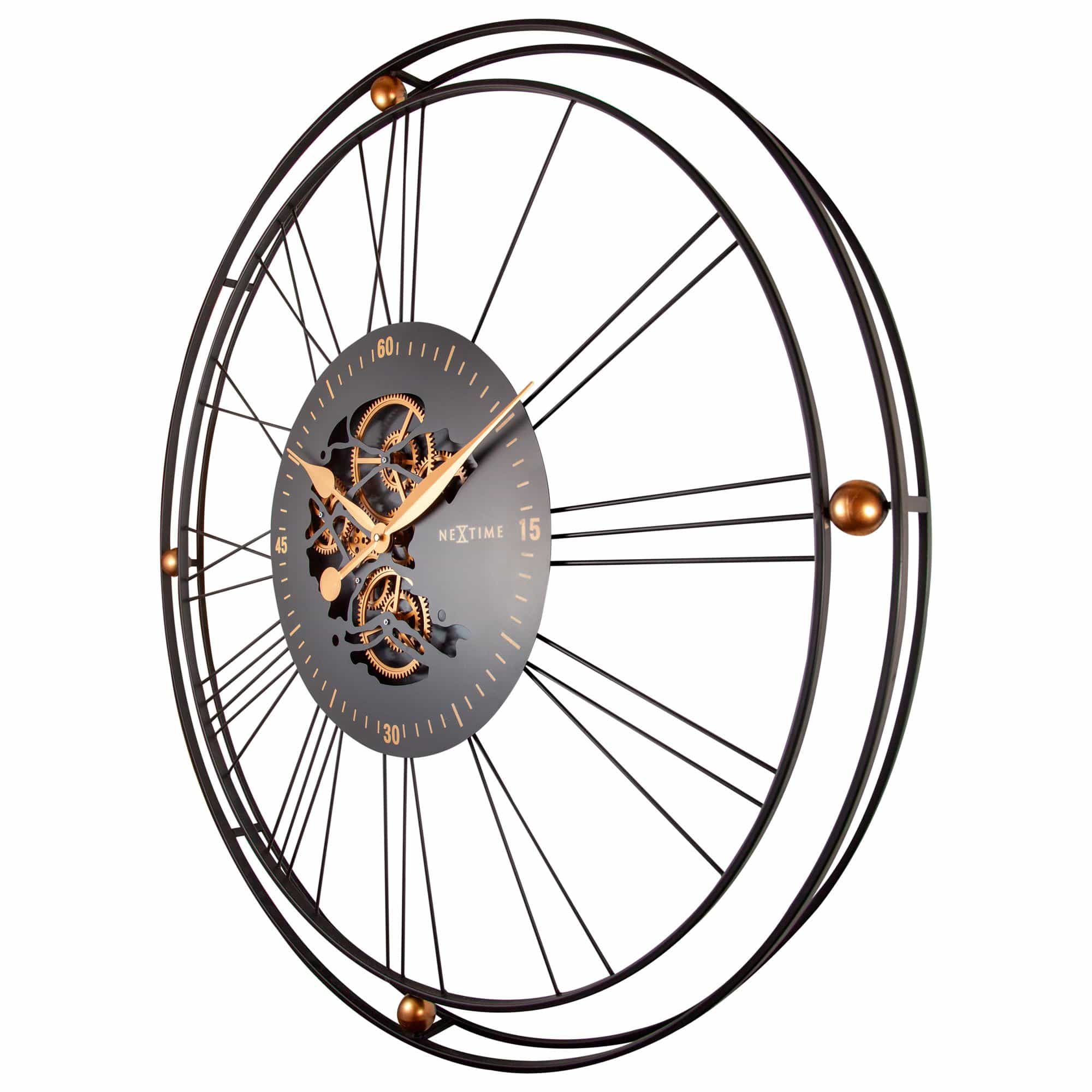 Roman Gear Clock XXL - 90.5cm -  Metal - Roman Gear Clock - Goat Corp