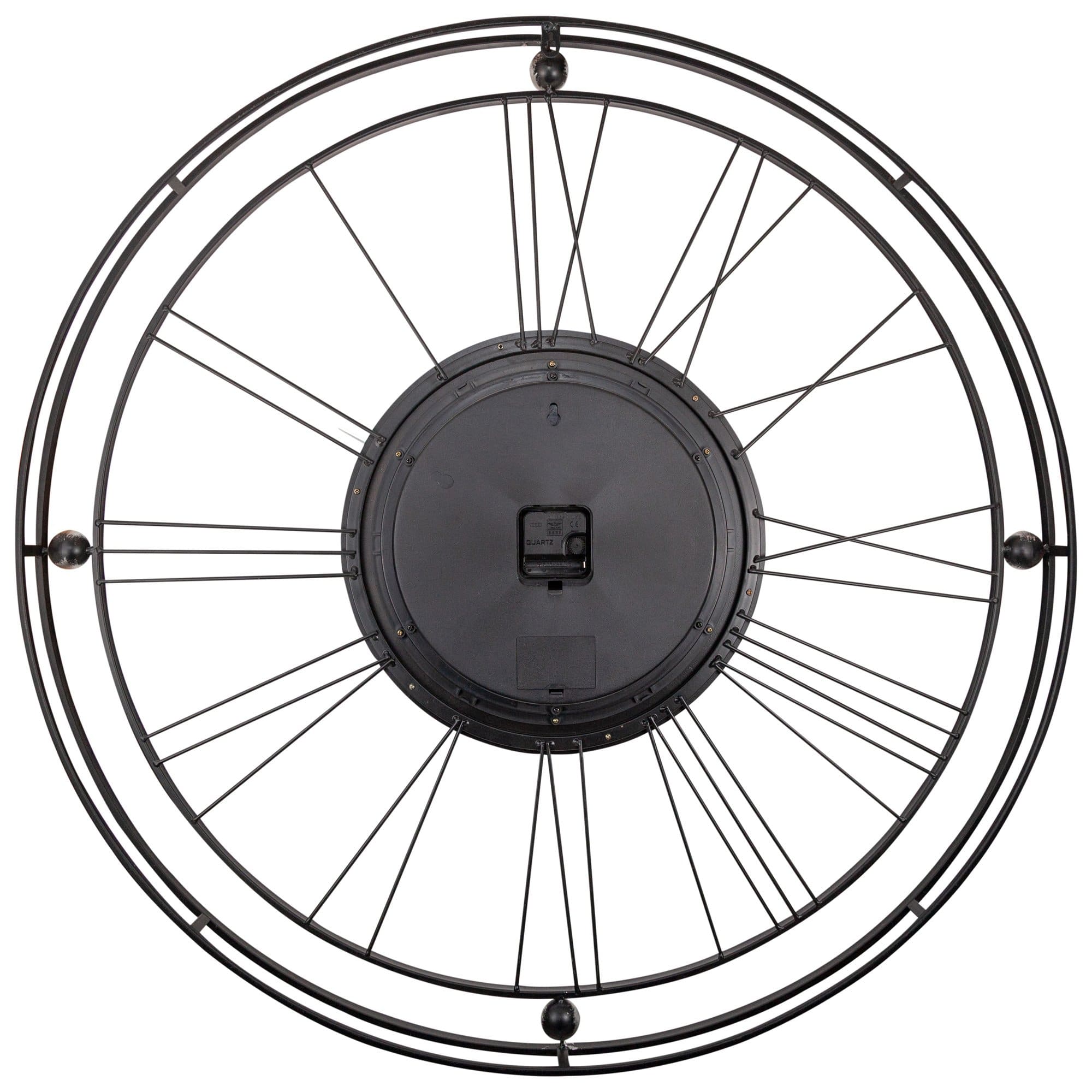 Roman Gear Clock XXL - 90.5cm -  Metal - Roman Gear Clock - Goat Corp