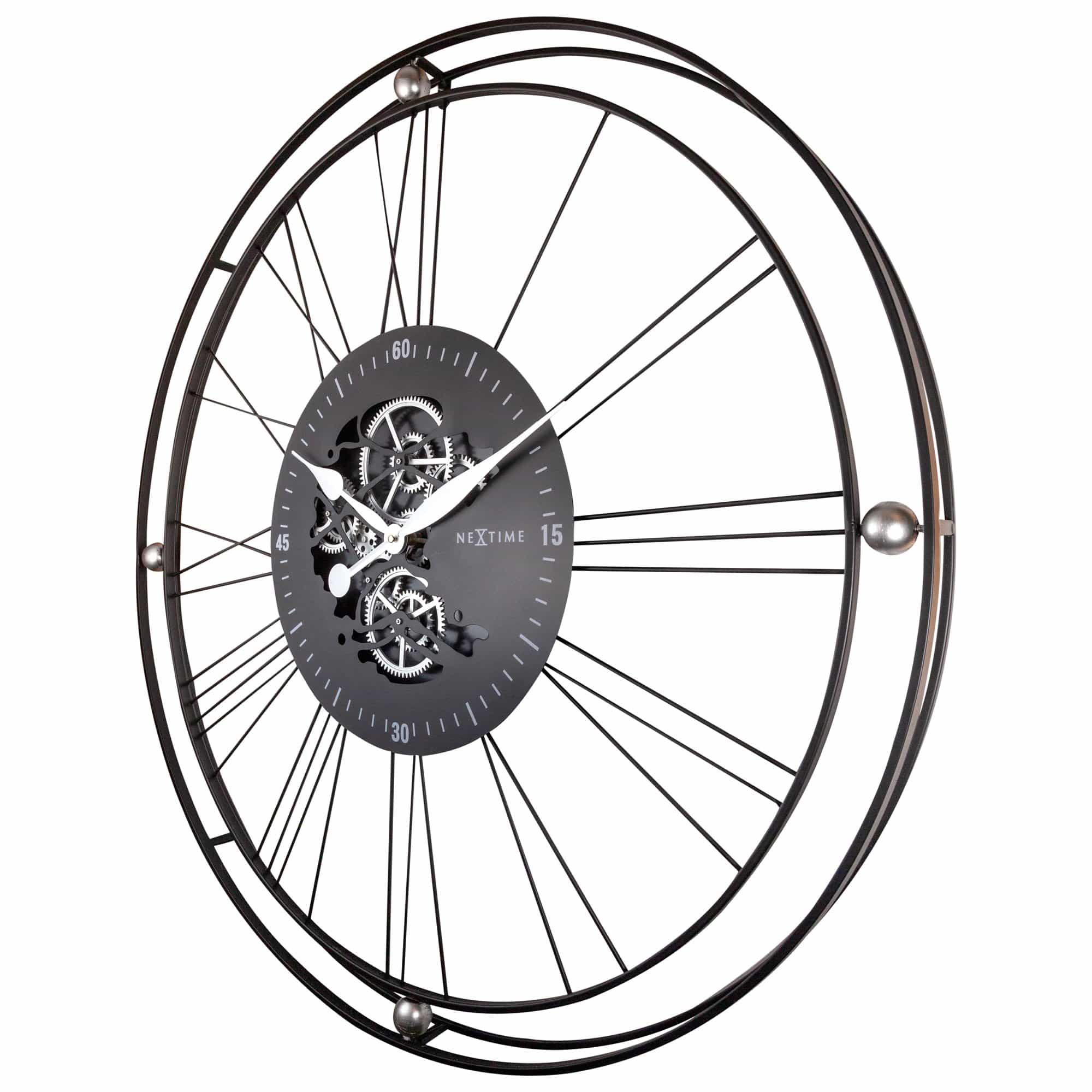 Roman Gear Clock XXL - 90.5cm -  Metal - Roman Gear Clock - Goat Corp