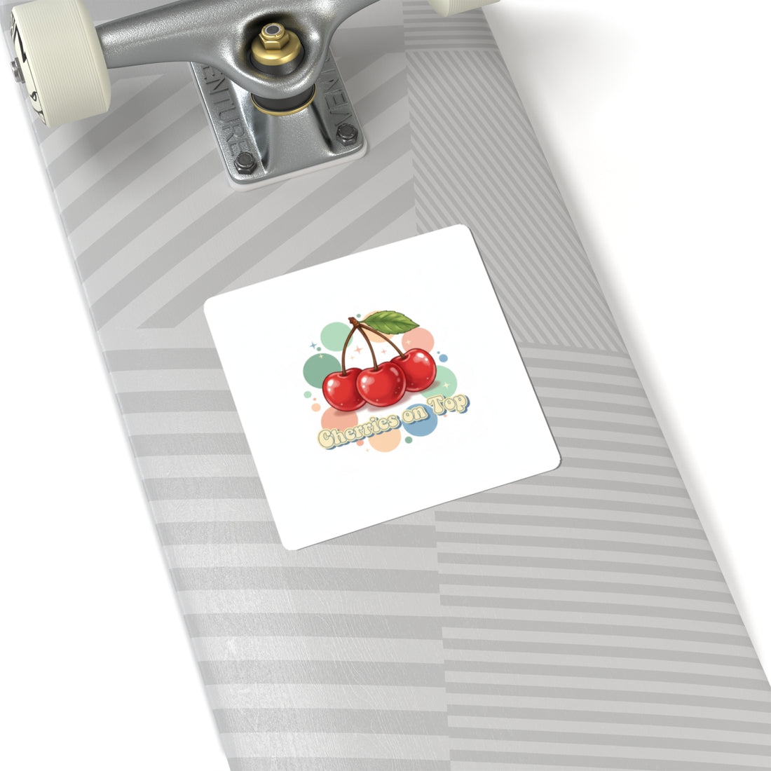 Cherries on Top Sticker | Vintage Kawaii Fruit Design