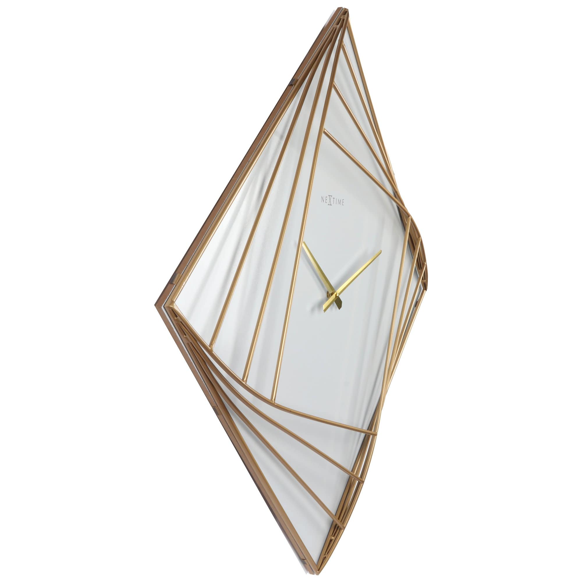 Large Square Wall Clock - 85x85cm -  Metal - Turning Square - Goat Corp