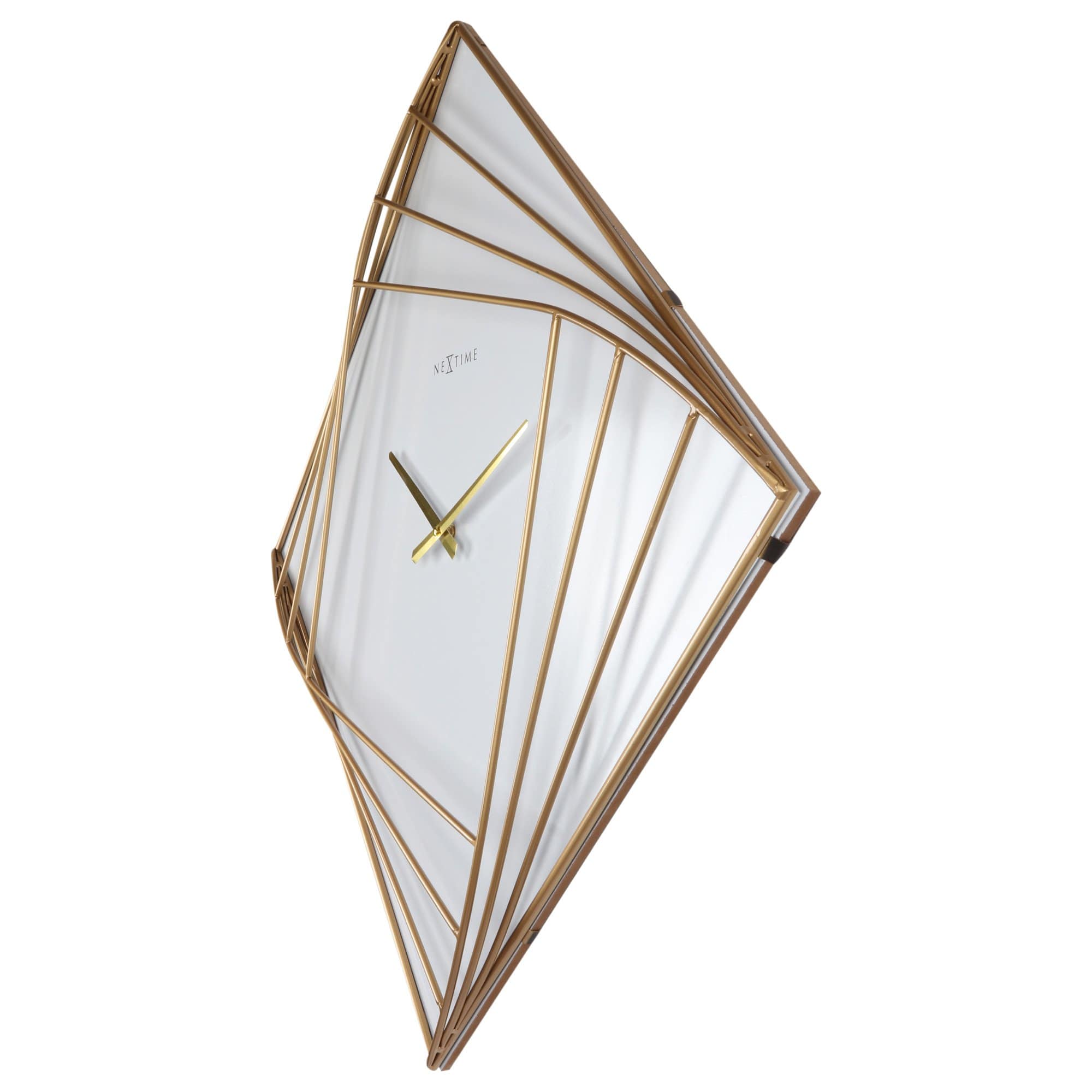 Large Square Wall Clock - 85x85cm -  Metal - Turning Square - Goat Corp