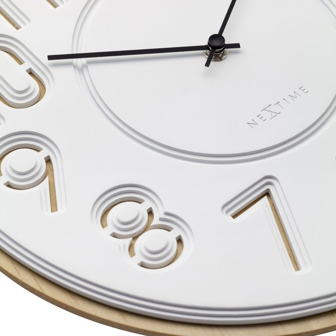 Japanese Design Wall Clock - Concrete/Wood - 30cm - Taimingu - Goat Corp