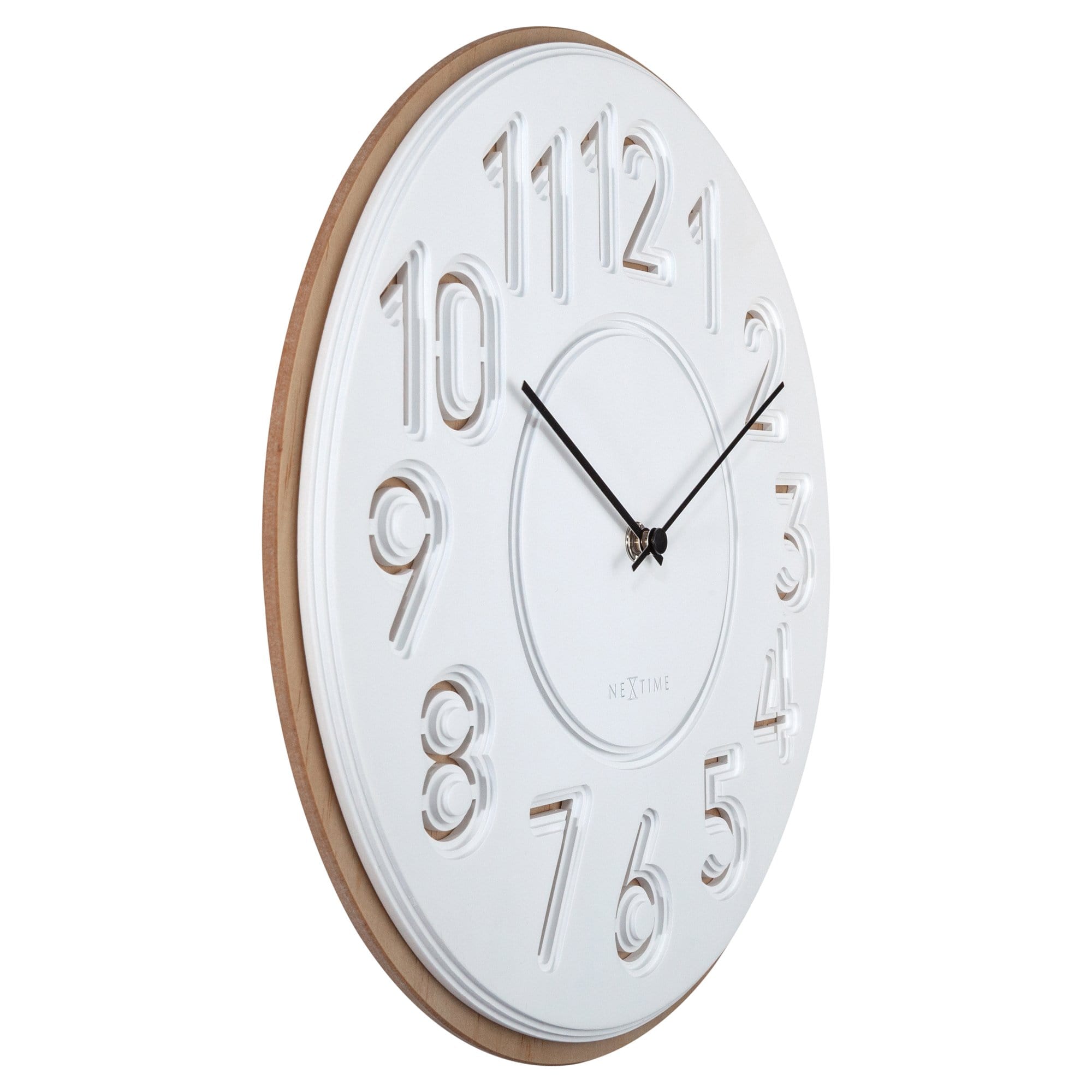Japanese Design Wall Clock - Concrete/Wood - 30cm - Taimingu - Goat Corp