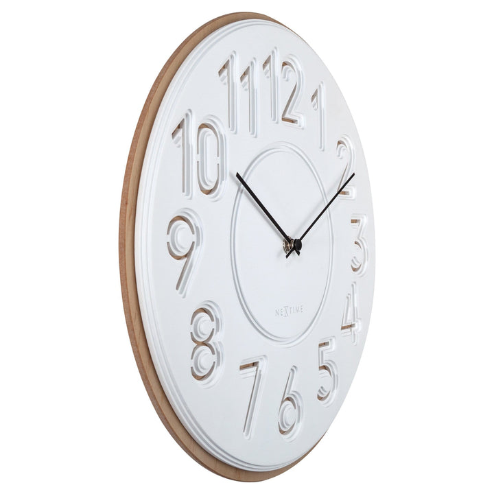 Japanese Design Wall Clock - Concrete/Wood - 30cm - Taimingu - Goat Corp